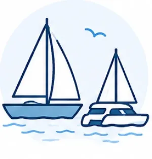 Noleggio Barche a Vela e Catamarani